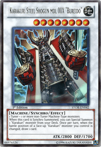 Karakuri Steel Shogun mdl 00X "Bureido" - STOR-EN042 Ultimate Rare Unlimited