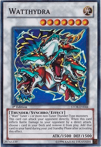 Watthydra - STOR-EN044 Super Rare 1st Edition