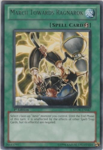 March Towards Ragnarok - STOR-EN047 Rare 1st Edition