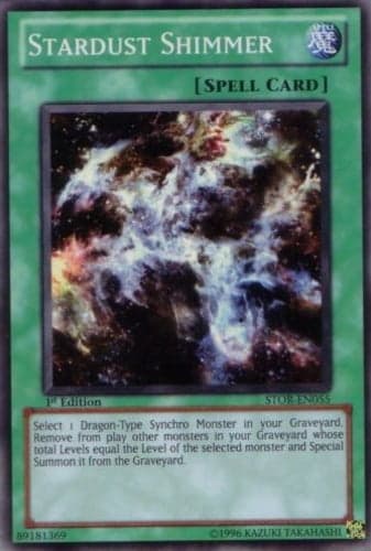 Stardust Shimmer - STOR-EN055 Super Rare 1st Edition