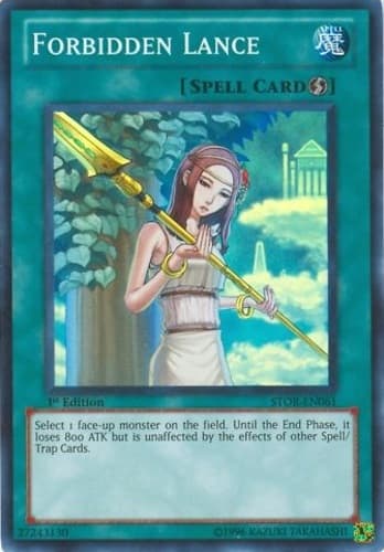 Forbidden Lance - STOR-EN061 Super Rare 1st Edition