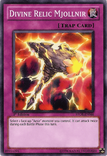 Divine Relic Mjollnir - STOR-EN066 Common 1st Edition