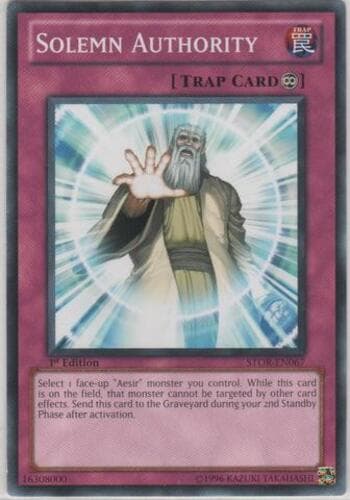 Solemn Authority - STOR-EN067 Common 1st Edition