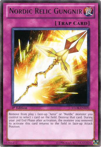 Nordic Relic Gungnir - STOR-EN070 Rare 1st Edition