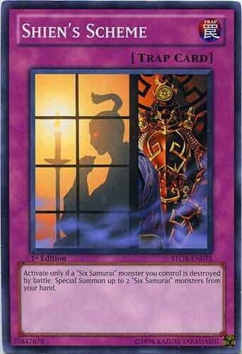 Shien's Scheme - STOR-EN075 Common 1st Edition