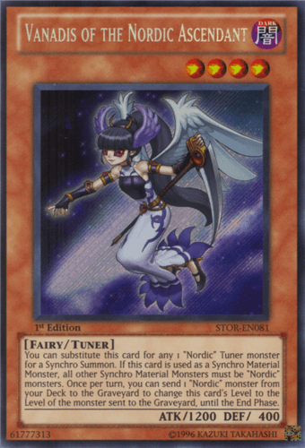 Vanadis of the Nordic Ascendant - STOR-EN081 Secret Rare Unlimited