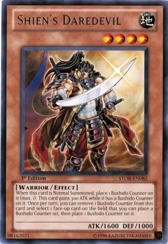 Shien's Daredevil - STOR-EN082 Rare Unlimited