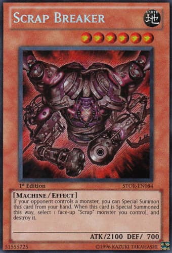 Scrap Breaker - STOR-EN084 Secret Rare 1st Edition