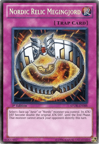 Nordic Relic Megingjord - STOR-EN088 Secret Rare Unlimited