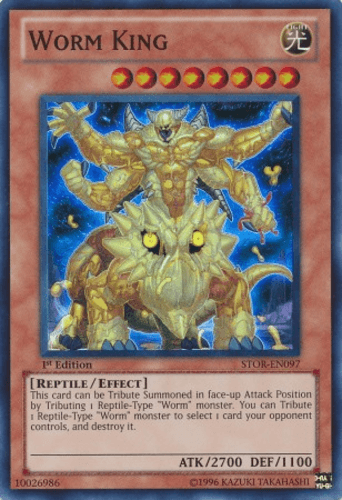 Worm King - STOR-EN097 Super Rare 1st Edition