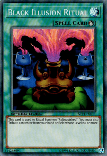 Black Illusion Ritual - STP1-EN011 Super Rare Unlimited