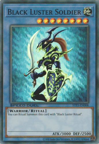 Black Luster Soldier - STP3-EN008 Super Rare Unlimited