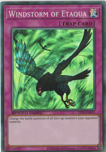 Windstorm of Etaqua - STP3-EN011 Super Rare Unlimited