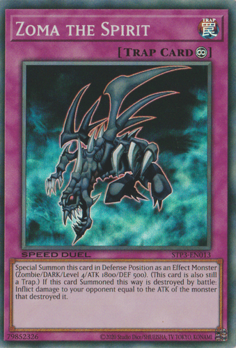 Zoma the Spirit - STP3-EN013 Super Rare Unlimited
