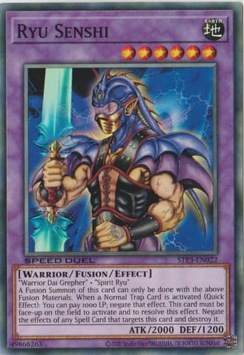 Ryu Senshi - STP3-EN022 Common Unlimited