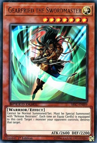 Gearfried the Swordmaster - STP4-EN019 Common Unlimited