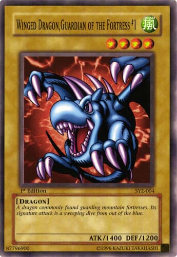 Winged Dragon, Guardian of the Fortress #1 - SYE-004 Common 1st Edition