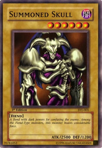 Summoned Skull - SYE-005 Common 1st Edition