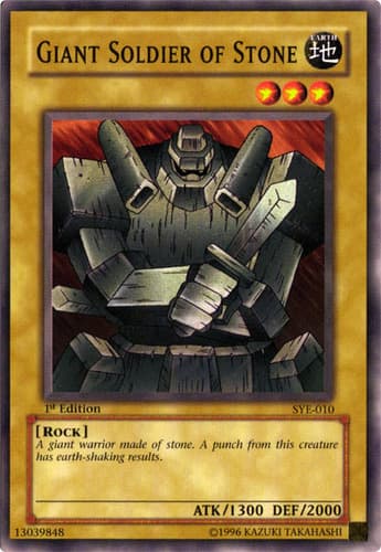 Giant Soldier of Stone - SYE-010 Common 1st Edition