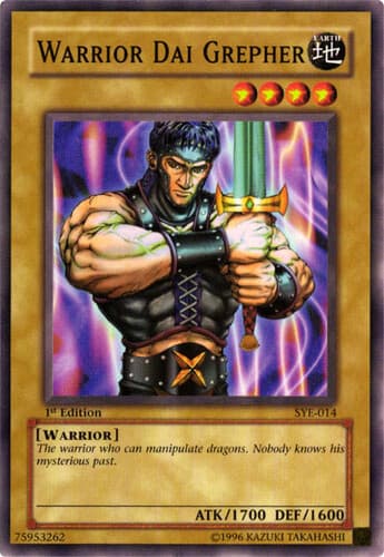Warrior Dai Grepher - SYE-014 Common 1st Edition