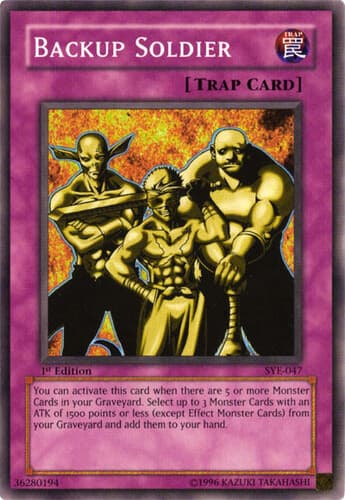 Backup Soldier - SYE-047 Common 1st Edition