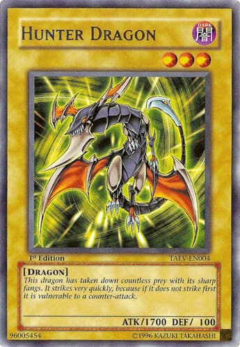 Hunter Dragon - TAEV-EN004 Rare 1st Edition