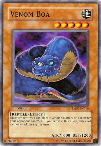 Venom Boa - TAEV-EN016 Common 1st Edition