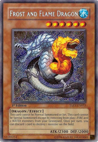 Frost and Flame Dragon - TAEV-EN033 Secret Rare Unlimited