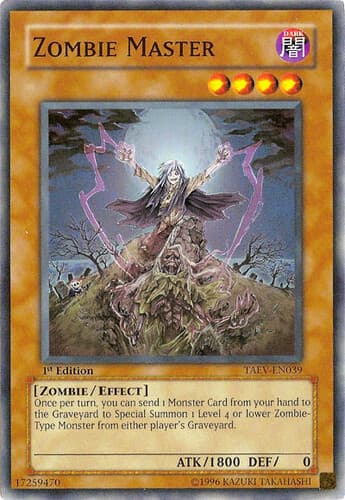 Zombie Master - TAEV-EN039 Ultimate Rare Unlimited