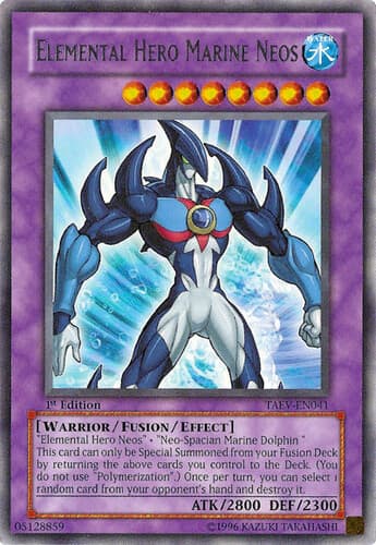 Elemental HERO Marine Neos - TAEV-EN041 Rare 1st Edition