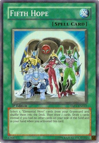 Fifth Hope - TAEV-EN045 Super Rare 1st Edition