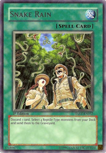Snake Rain - TAEV-EN052 Rare 1st Edition