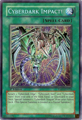 Cyberdark Impact! - TAEV-EN054 Secret Rare Unlimited