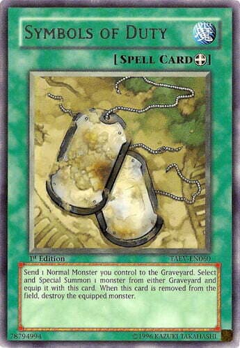 Symbols of Duty - TAEV-EN060 Rare Unlimited