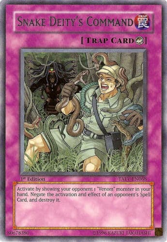 Snake Deity's Command - TAEV-EN068 Rare Unlimited