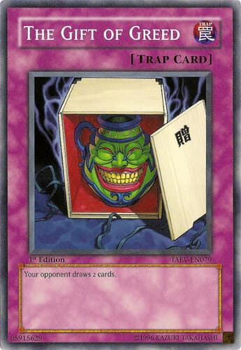 The Gift of Greed - TAEV-EN079 Common 1st Edition