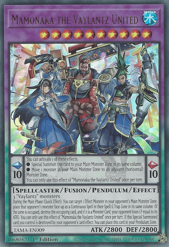 Mamonaka the Vaylantz United - TAMA-EN009 Ultra Rare 1st Edition