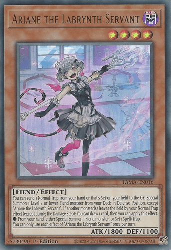 Ariane the Labrynth Servant - TAMA-EN016 Ultra Rare 1st Edition