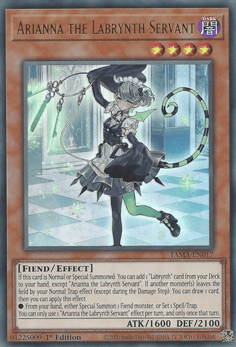 Arianna the Labrynth Servant - TAMA-EN017 Ultra Rare 1st Edition