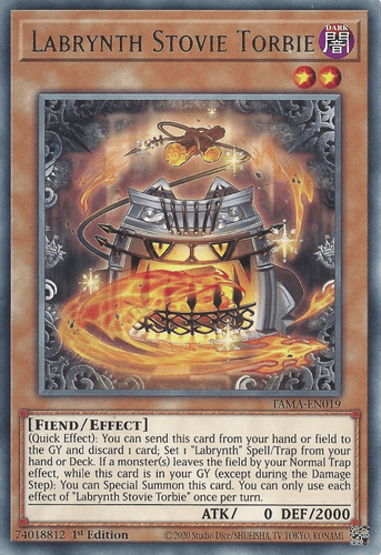 Labrynth Stovie Torbie - TAMA-EN019 Rare 1st Edition