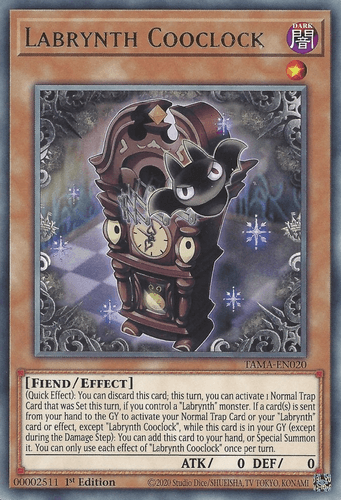 Labrynth Cooclock - TAMA-EN020 Rare 1st Edition