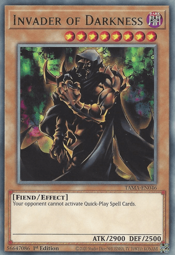 Invader of Darkness - TAMA-EN046 Rare 1st Edition