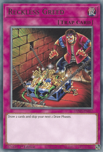 Reckless Greed - TAMA-EN057 Rare 1st Edition