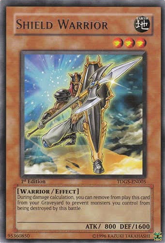 Shield Warrior - TDGS-EN005 Rare 1st Edition