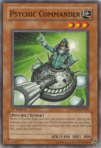 Psychic Commander - TDGS-EN020 Common Unlimited