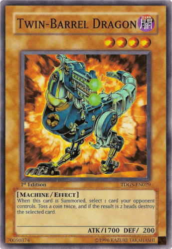 Twin-Barrel Dragon - TDGS-EN029 Super Rare 1st Edition