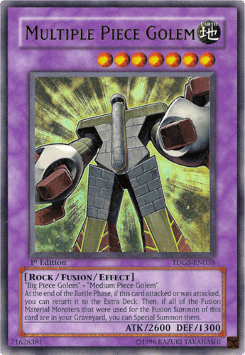 Multiple Piece Golem - TDGS-EN038 Ultimate Rare Unlimited