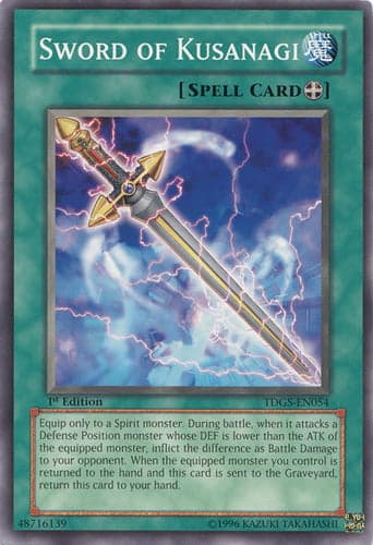 Sword of Kusanagi - TDGS-EN054 Common Unlimited
