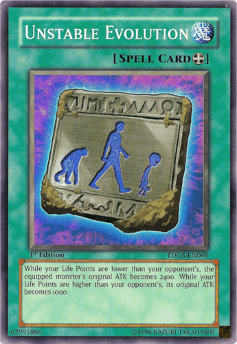 Unstable Evolution - TDGS-EN060 Super Rare 1st Edition