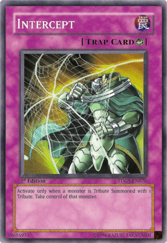 Intercept - TDGS-EN076 Super Rare 1st Edition